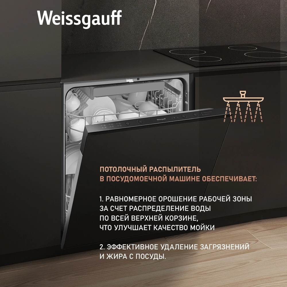 Посудомоечная машина Weissgauff BDW 6036 D, фото 16