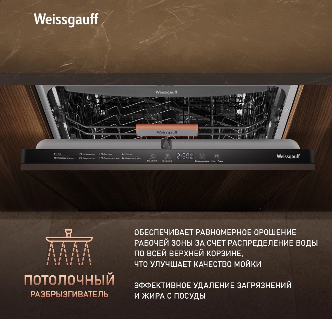 Посудомоечная машина Weissgauff BDW 6038 Infolight, фото 23