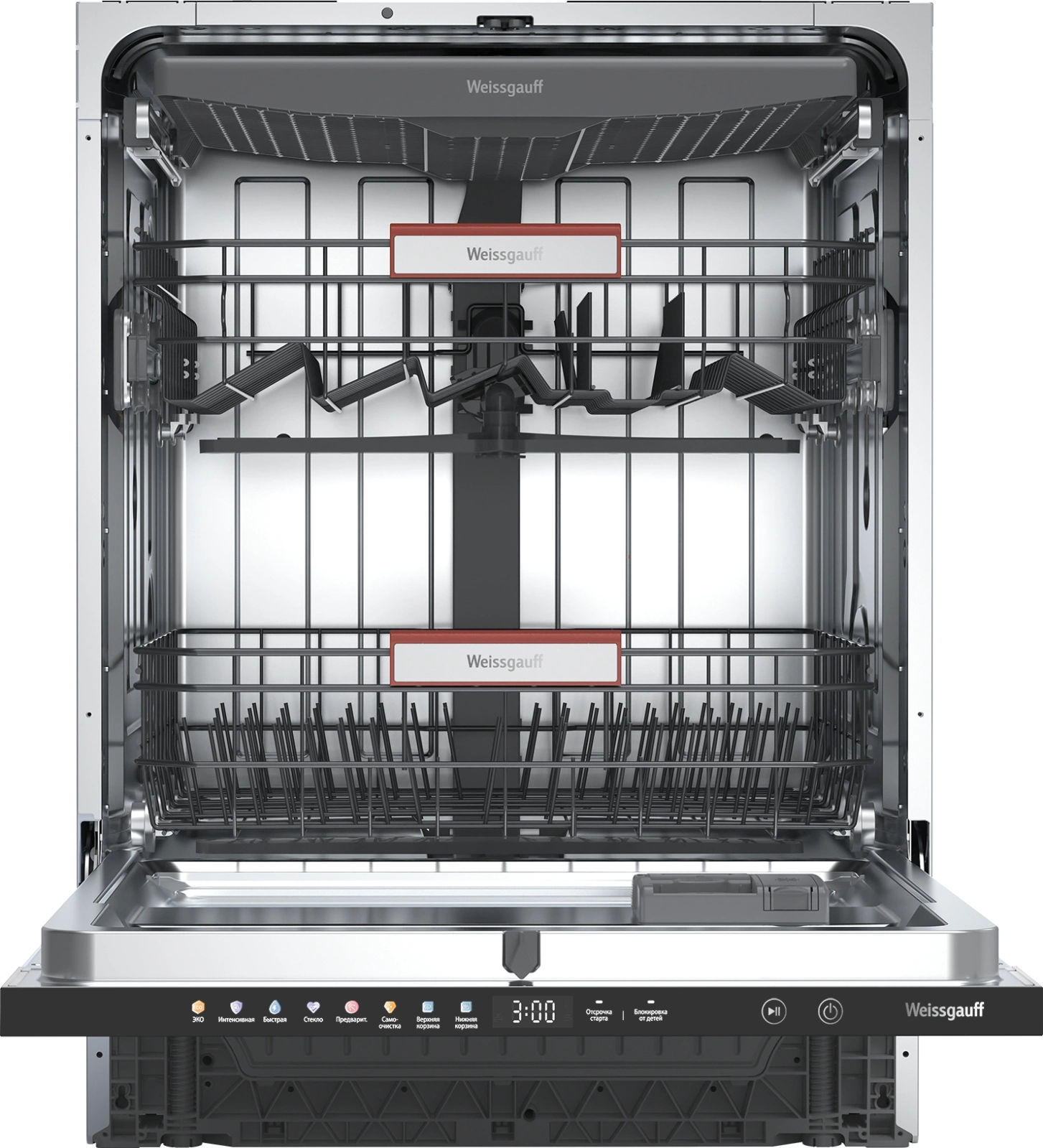 Посудомоечная машина Weissgauff BDW 6038 Touch Inverter Autoopen Infolight, фото 4