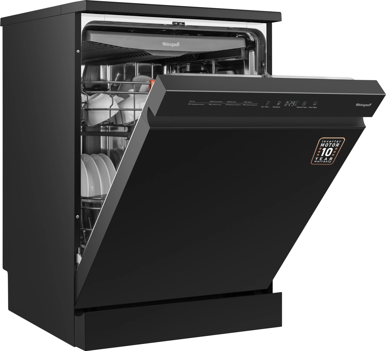 Посудомоечная машина Weissgauff DW 6038 B Inverter, фото 3