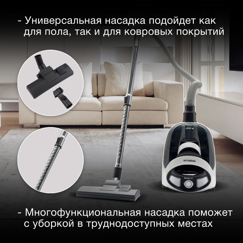Пылесос Hyundai HYV-C1995, фото 16