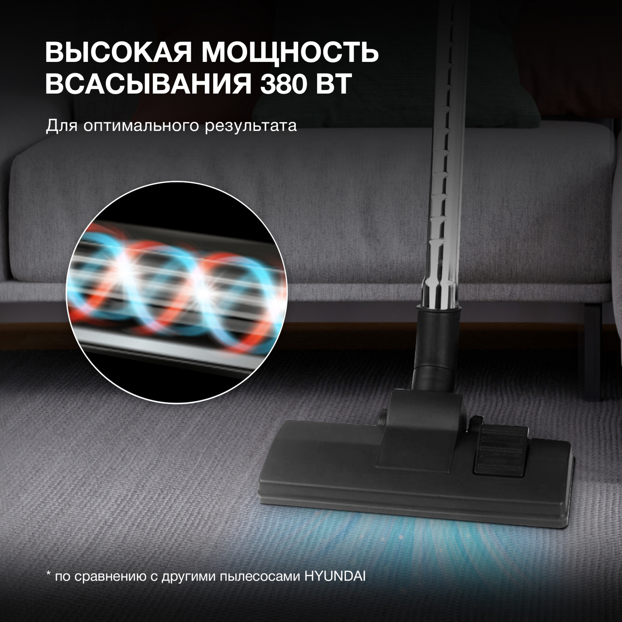 Пылесос Hyundai HYV-C3377, фото 15