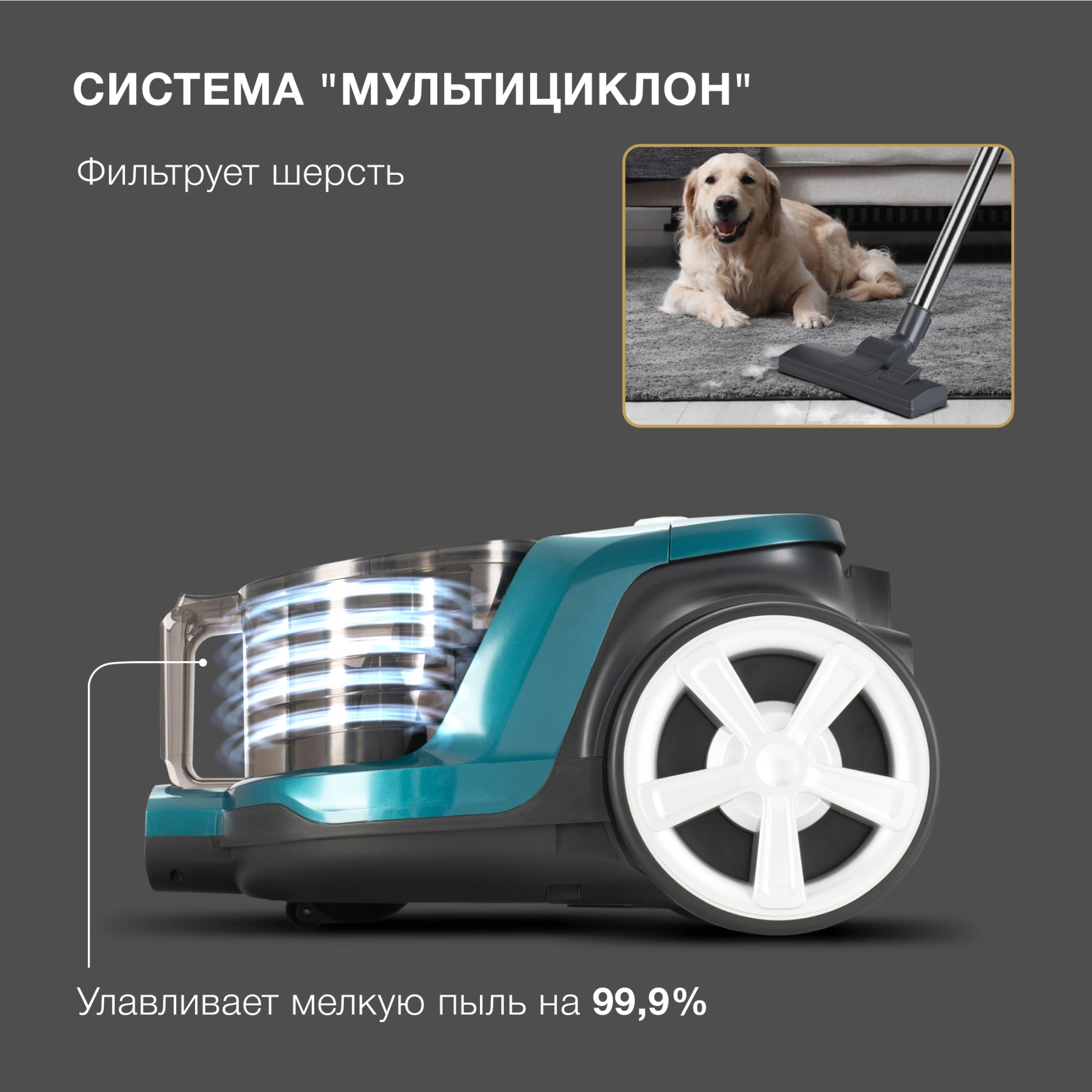 Пылесос Hyundai HYV-C3950, фото 28