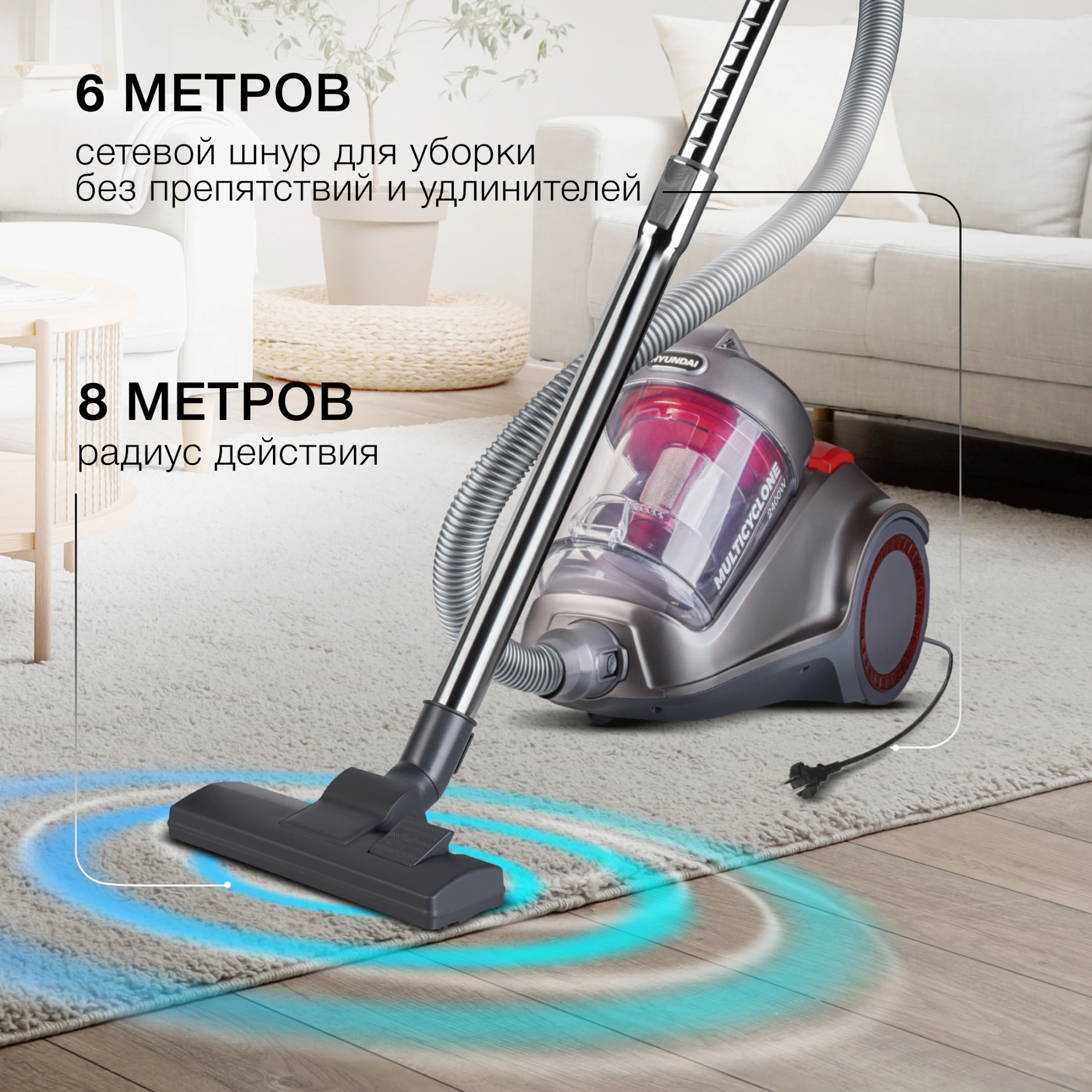 Пылесос Hyundai HYV-C4500, фото 28