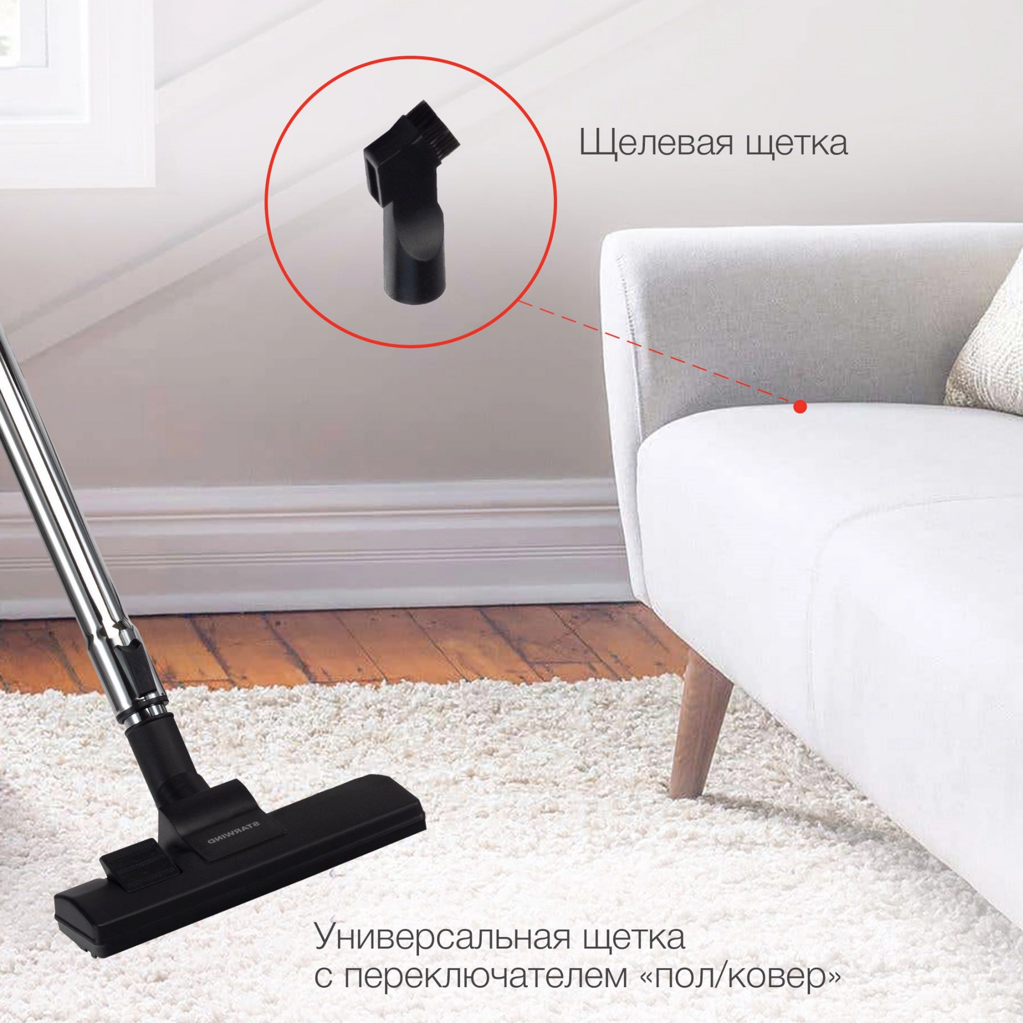 Пылесос Starwind SCB1114, фото 4