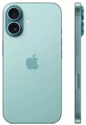 Смартфон Apple iPhone 16 128GB Teal, фото 2