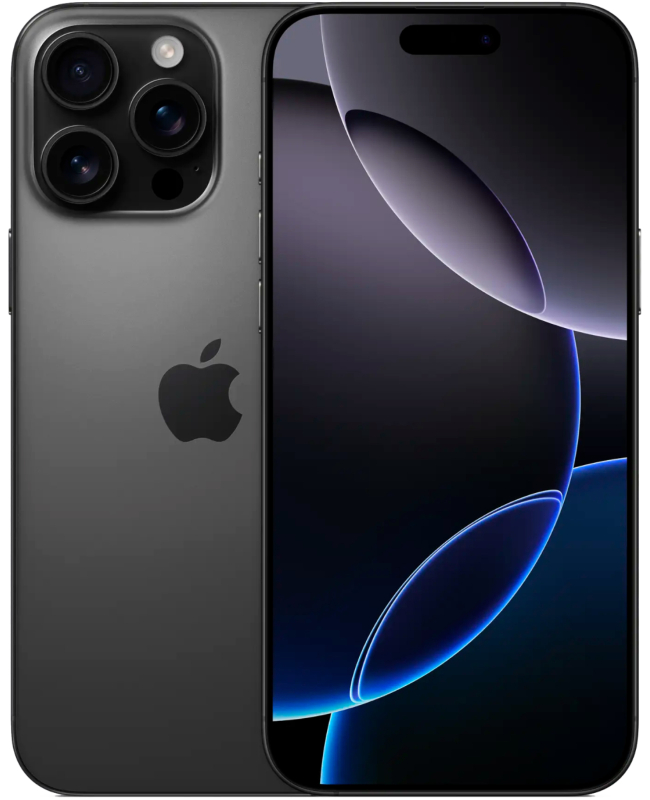 Смартфон Apple iPhone 16 Pro Max 512GB eSIM Black Titanium