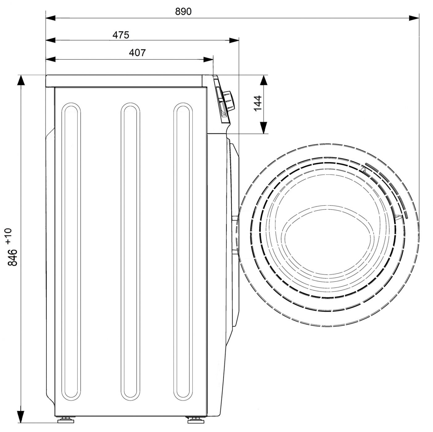 Стиральная машина Атлант СМА-60 У 1010-00, фото 6