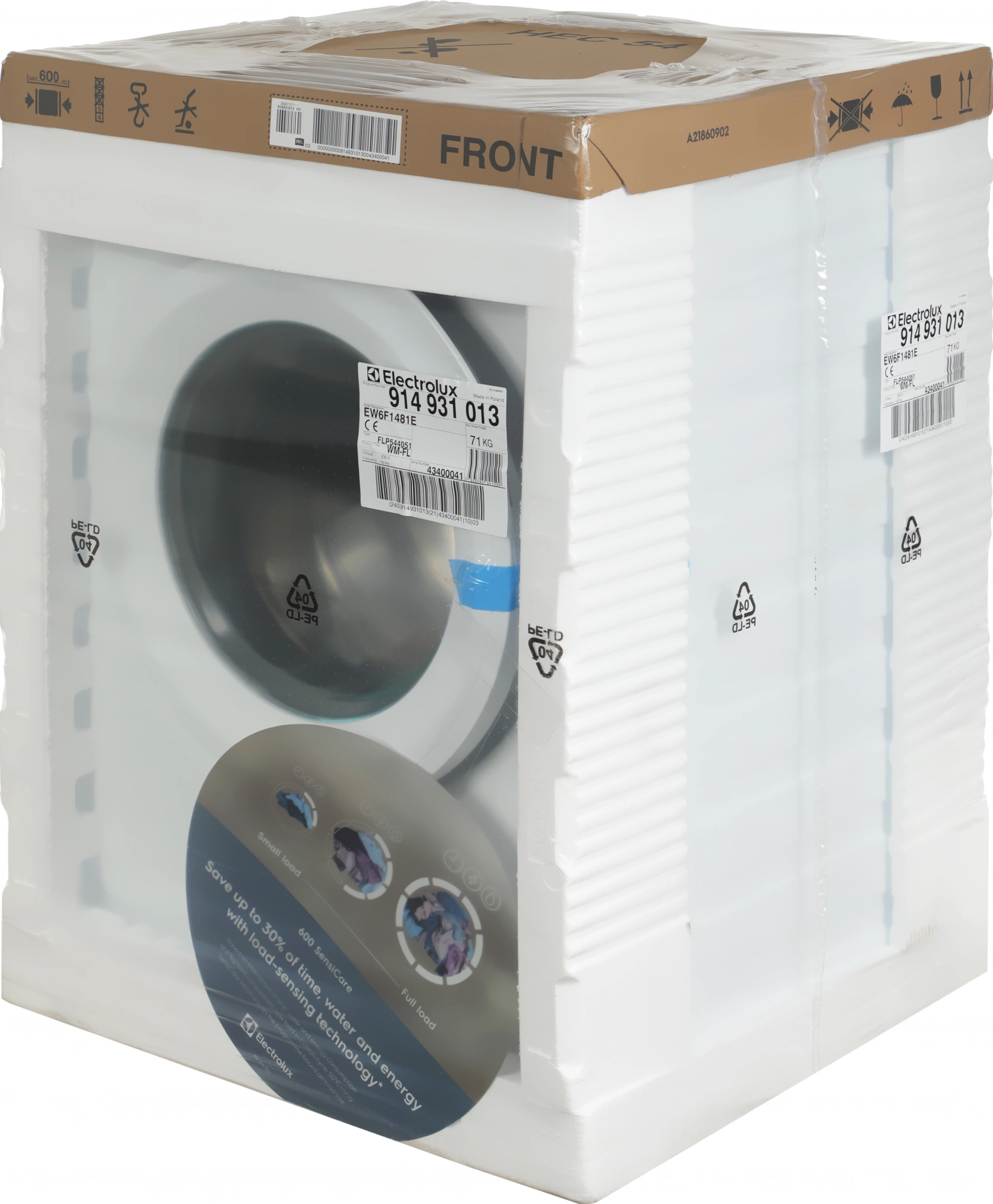Стиральная машина Electrolux EW6F1481E, превью предыдущего фото