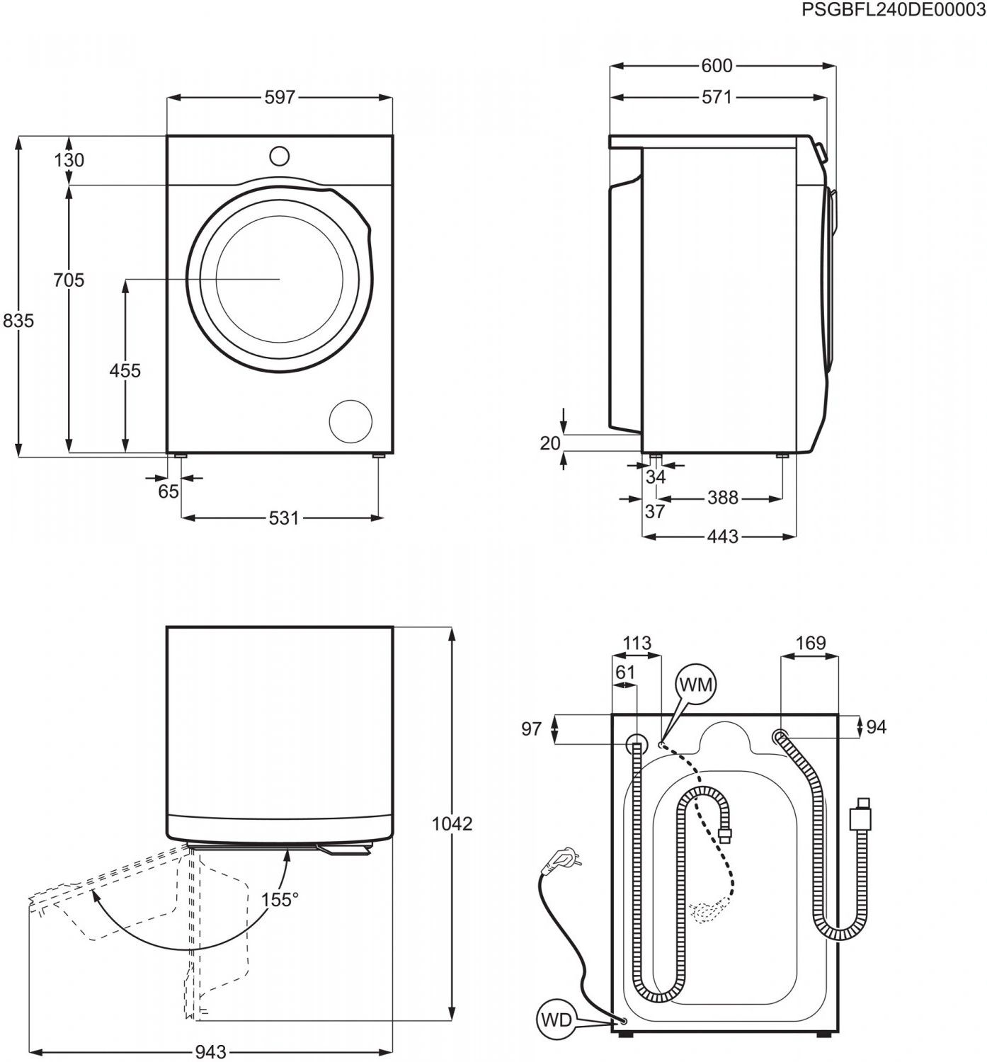 Стиральная машина Electrolux EW7F3494EQ, превью предыдущего фото