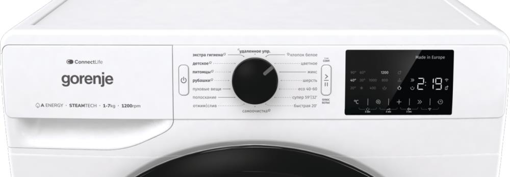 Стиральная машина GORENJE WPNEI72SA1SWIFI/C, фото 6