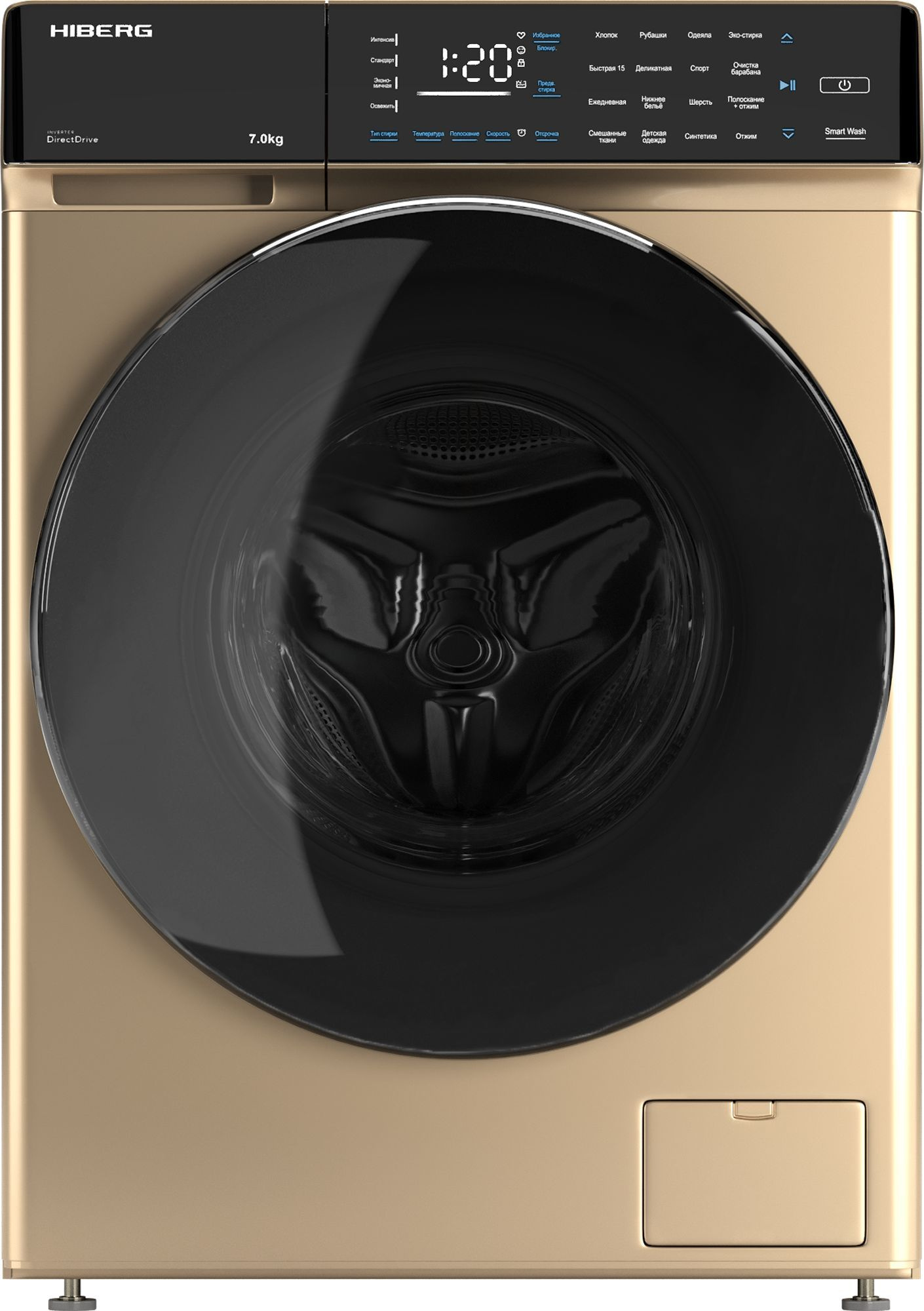 Стиральная машина Hiberg i-DDQ9-712 G, фото 2