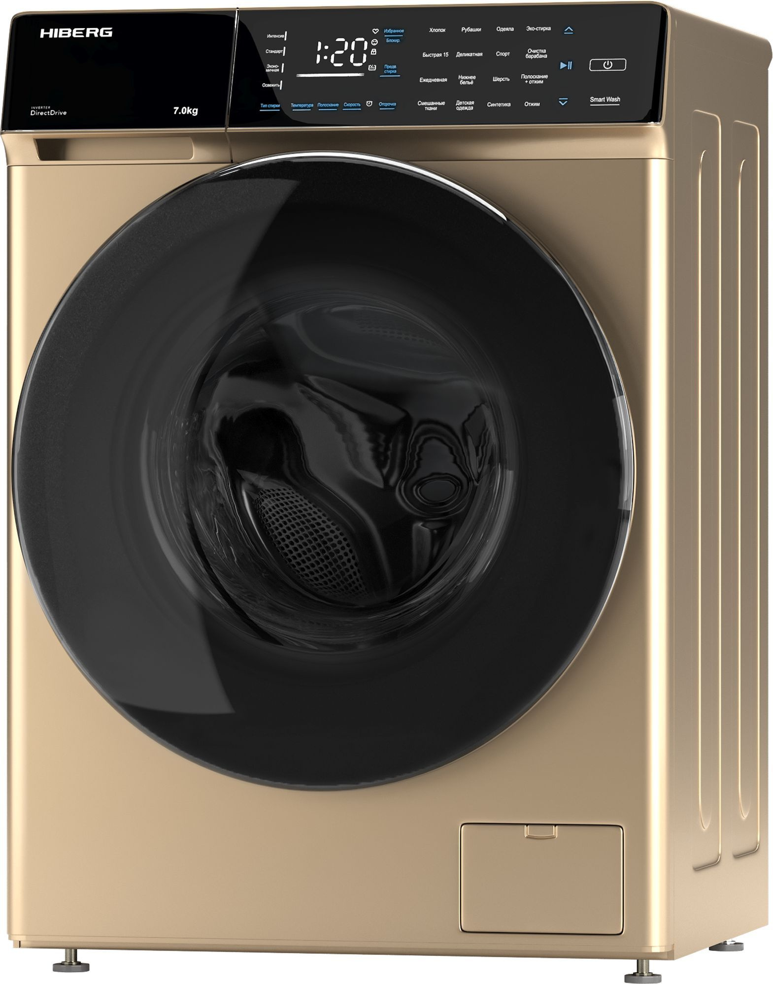 Стиральная машина Hiberg i-DDQ9-712 G, фото 3