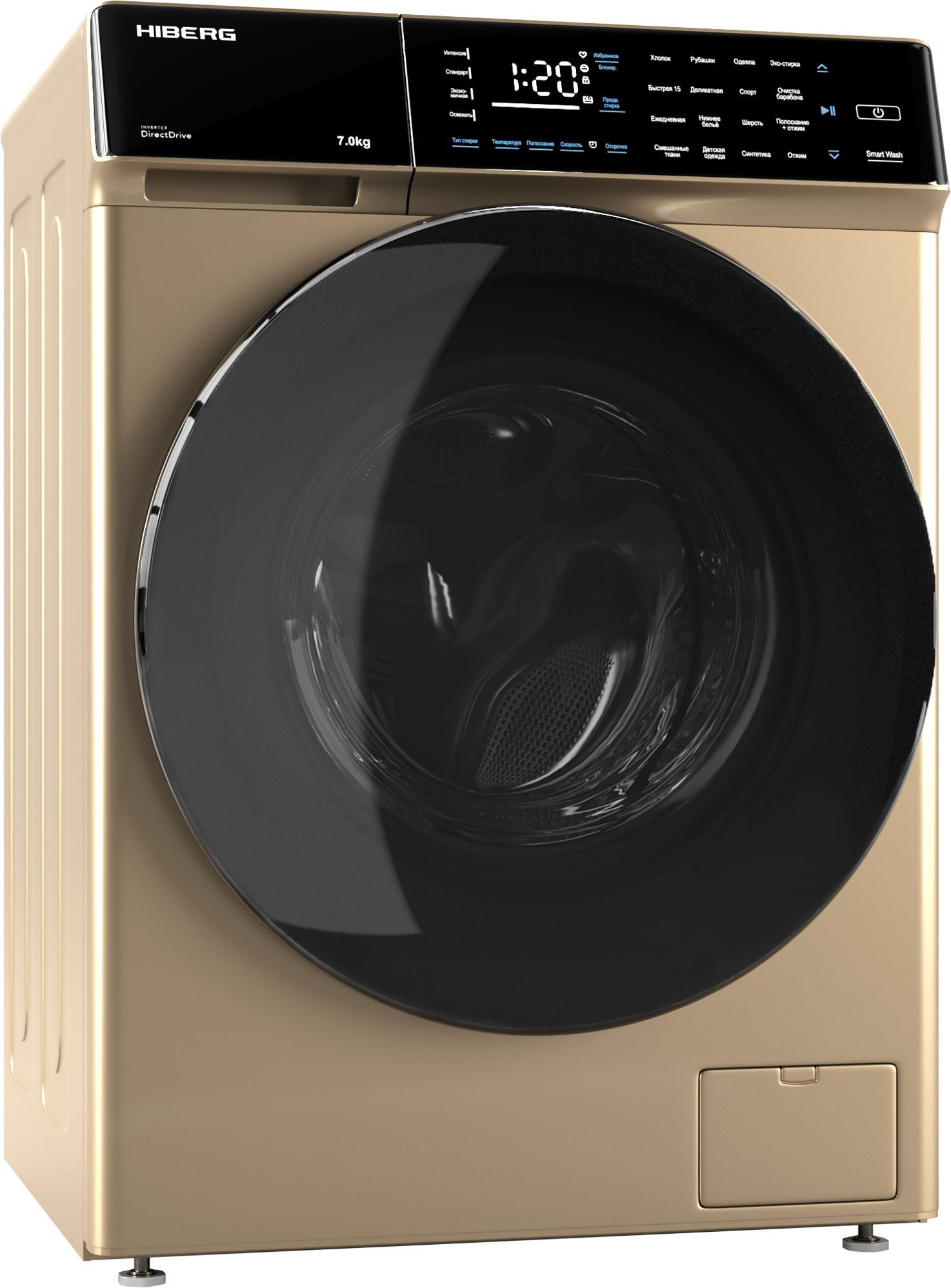 Стиральная машина Hiberg i-DDQ9-712 G, фото 4