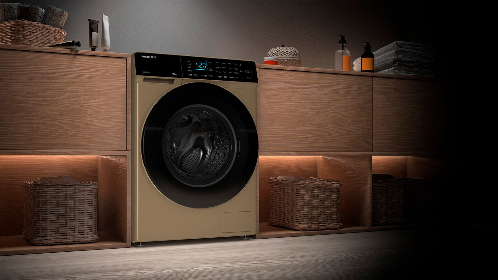 Стиральная машина Hiberg i-DDQ9-712 G, фото 6