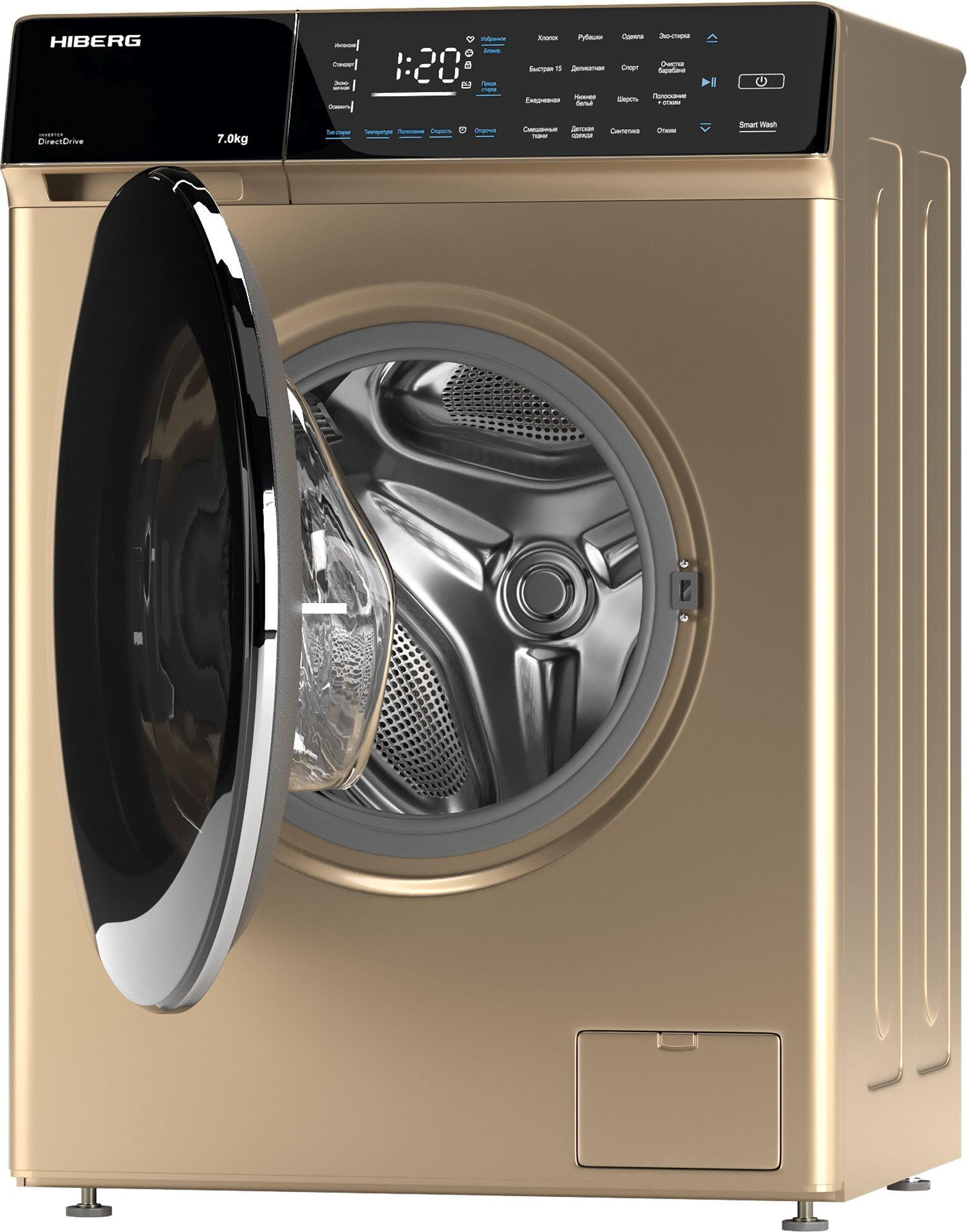 Стиральная машина Hiberg i-DDQ9-712 G, фото 7