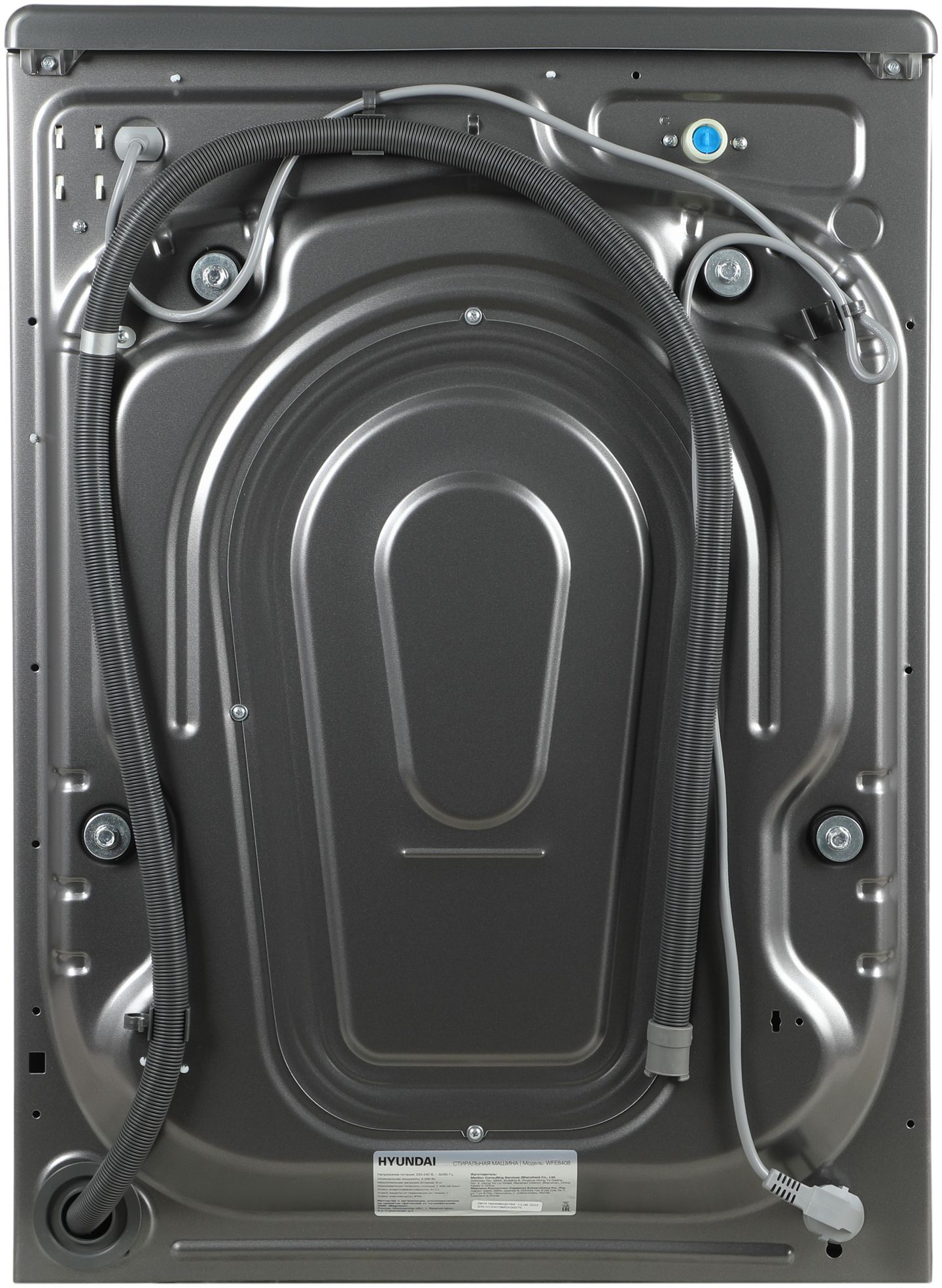 Стиральная машина Hyundai WFE8408 Dark Gray, фото 18