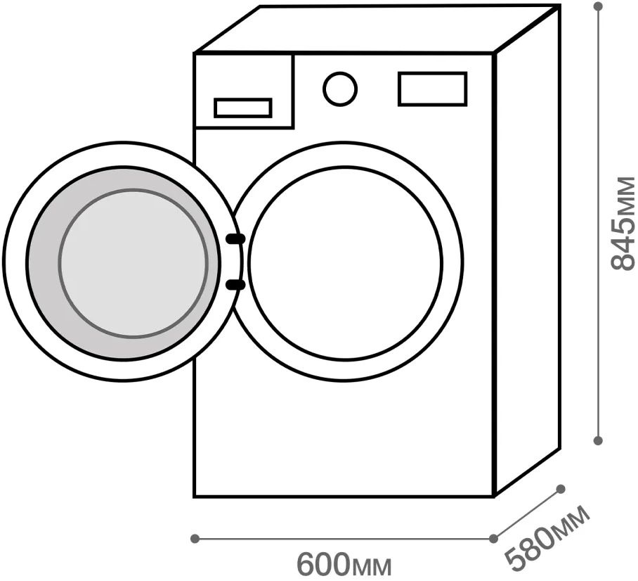 Стиральная машина Kuppersberg WM 581 W, превью предыдущего фото