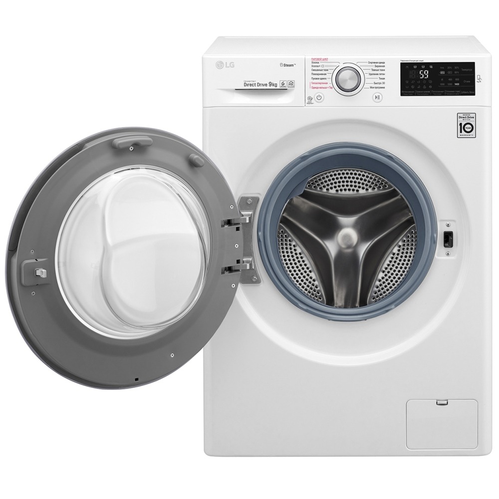 Стиральная машина LG F4M5VS4W, белый/серебристый, фото 5