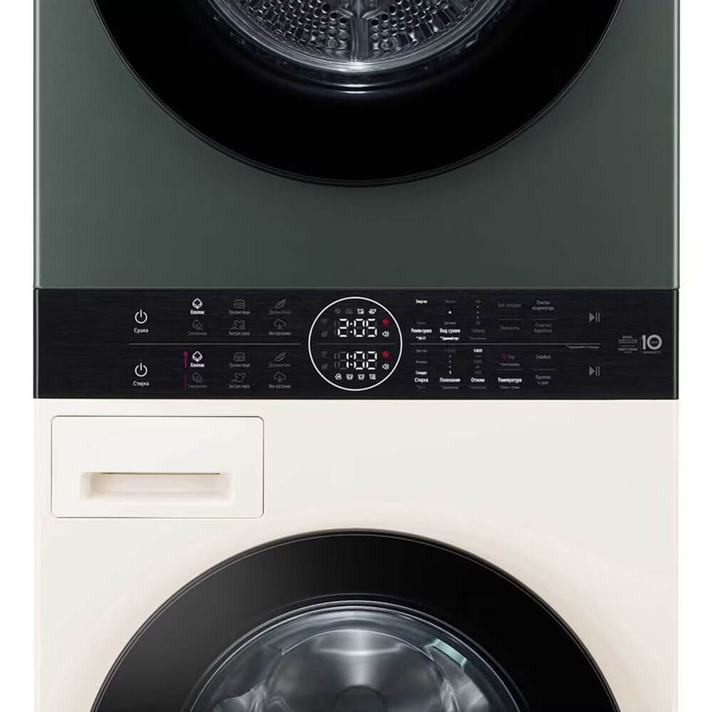 Стиральная машина LG W4W8LVPK2HM зеленый, белый, фото 9