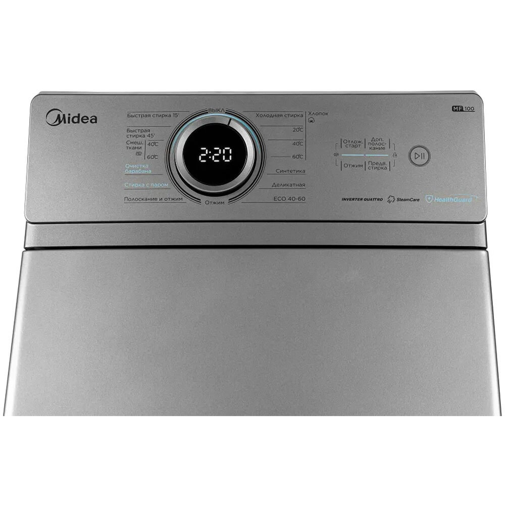 Стиральная машина Midea MF100T80BS/S-RU, фото 3