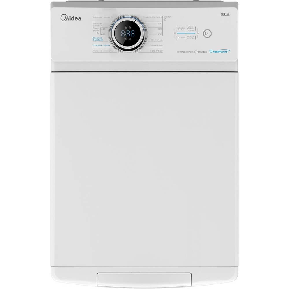 Стиральная машина Midea MF100T80BS/W-RU, фото 2