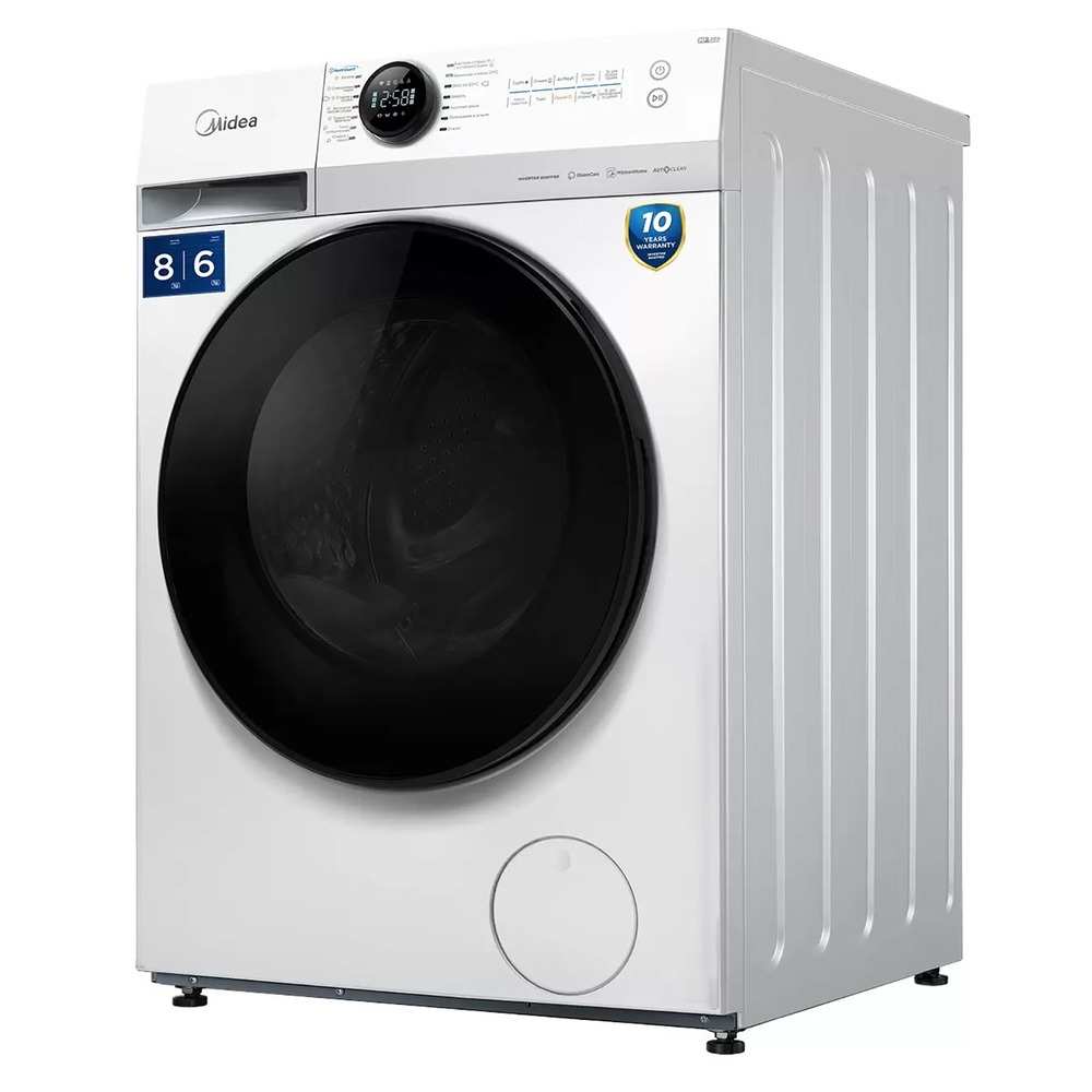 Стиральная машина с сушкой Midea MF200D80WBS/W-RU, фото 2