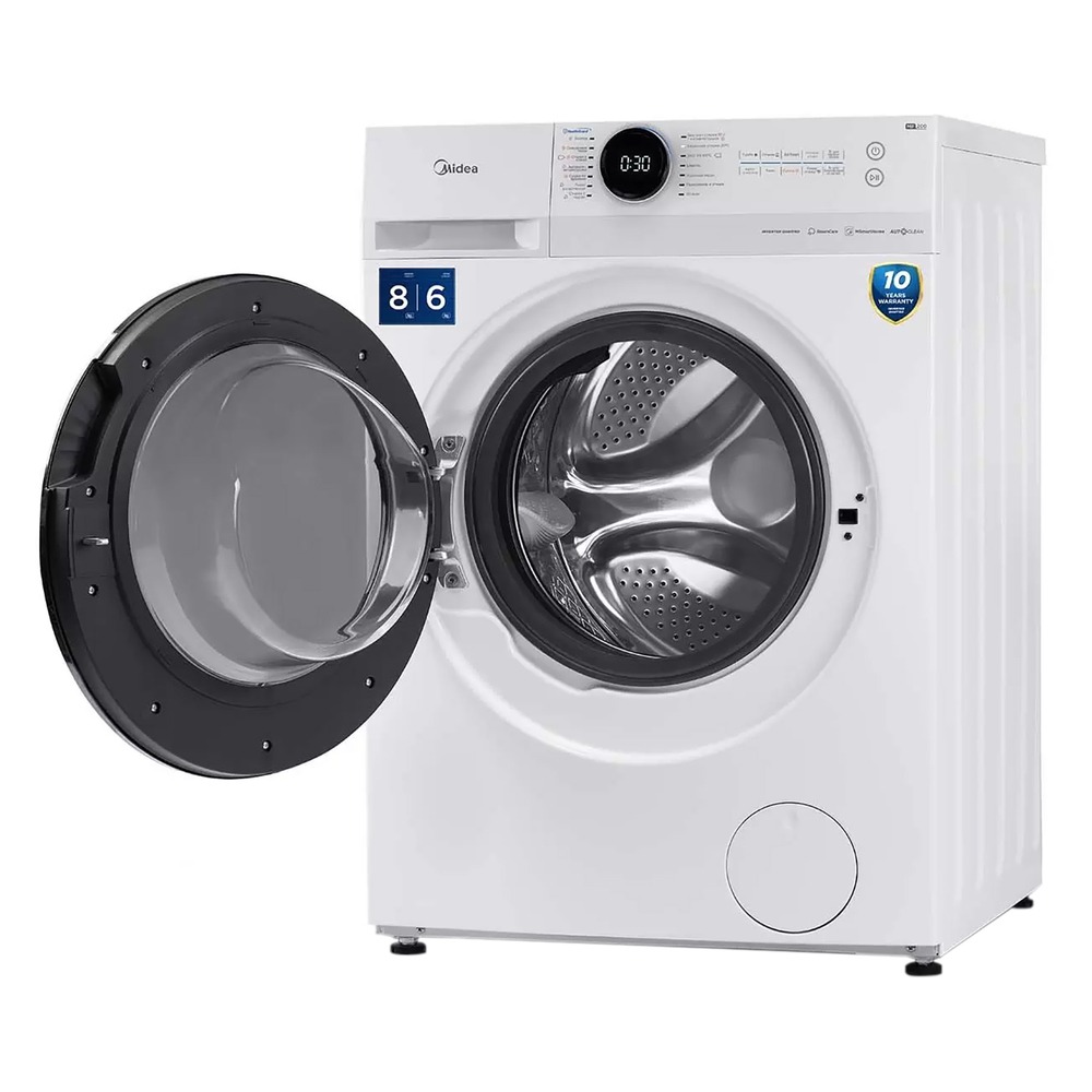 Стиральная машина с сушкой Midea MF200D80WBS/W-RU, фото 3