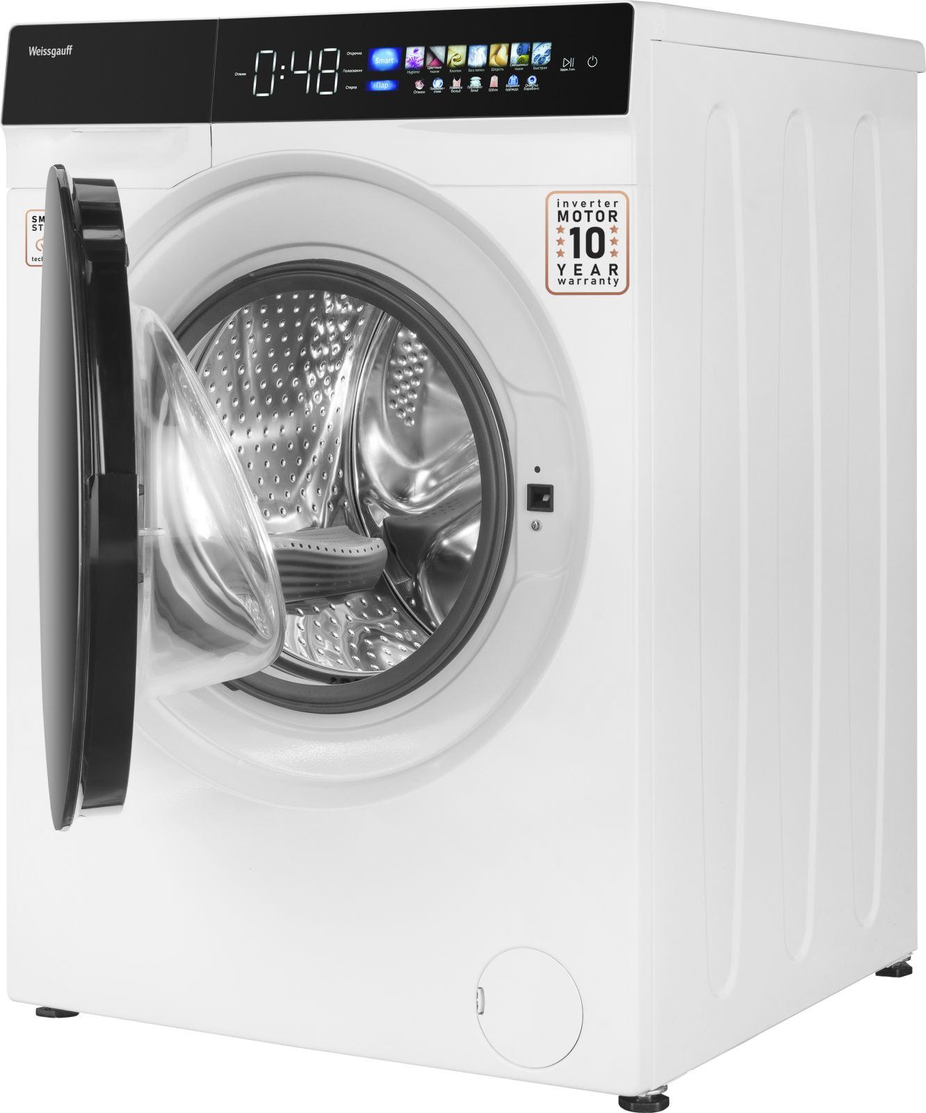 Стиральная машина Weissgauff Premium WM 999 Full Touch DC Inverter Steam, фото 3