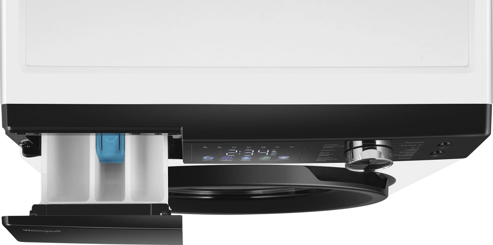 Стиральная машина Weissgauff WM 45126 Inverter Steam Color Touch, фото 4