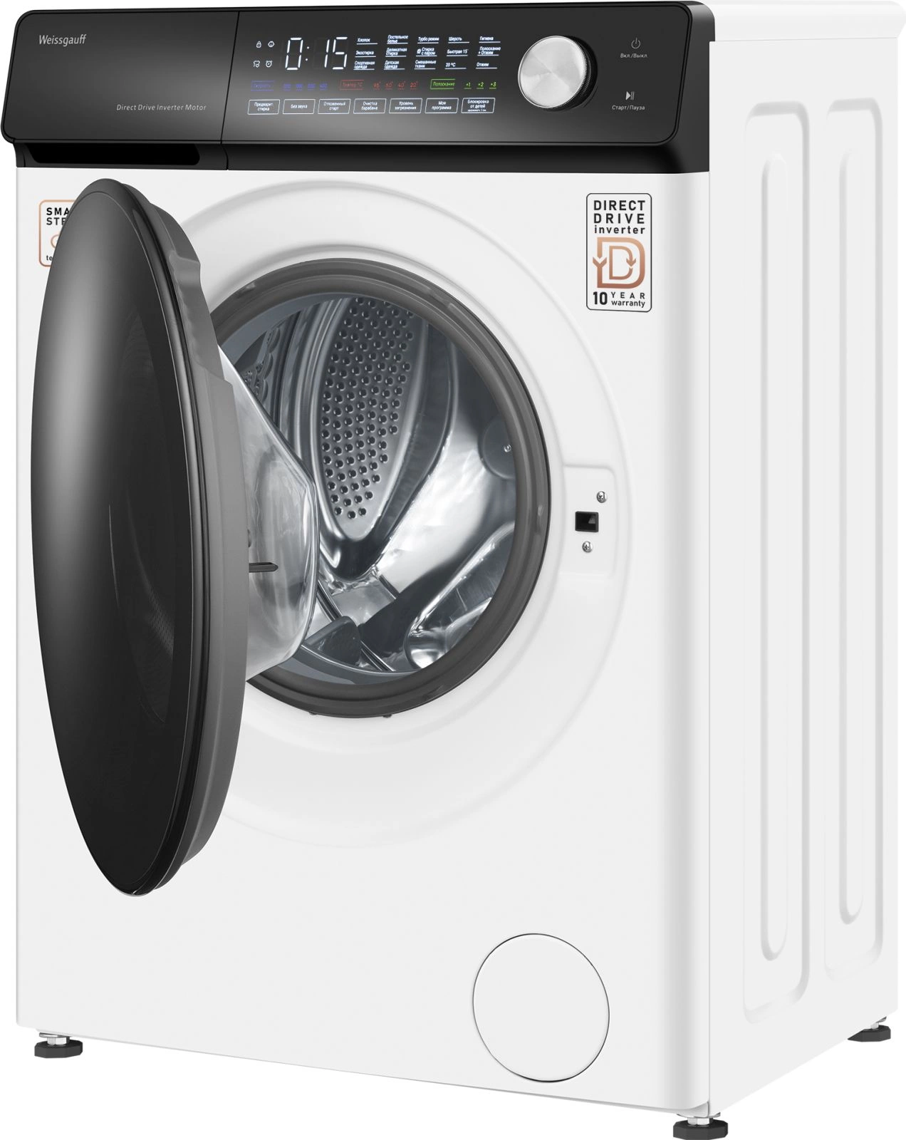 Стиральная машина Weissgauff WM 45127 Steam Direct Drive, фото 7