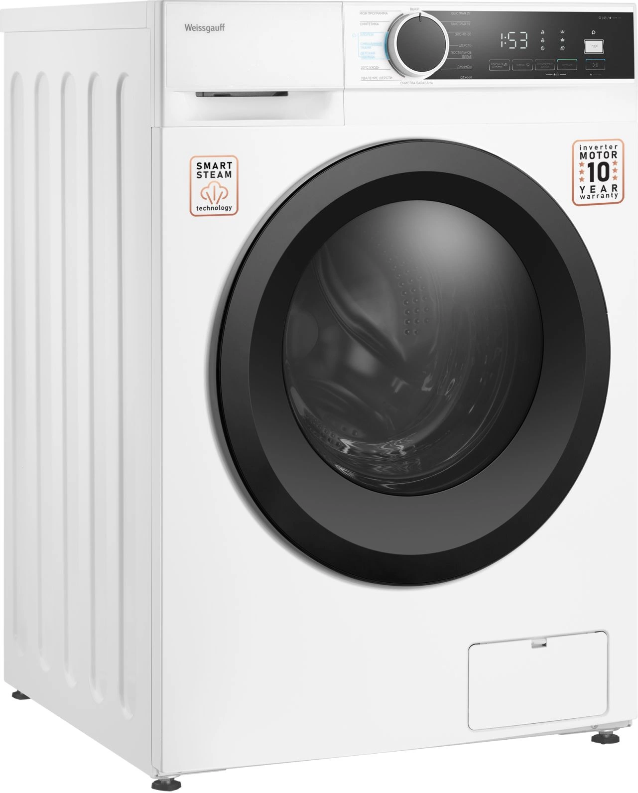 Стиральная машина Weissgauff WM 591412 Inverter Steam, фото 3