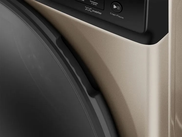 Стиральная машина Weissgauff WM 59411 Direct Drive Inverter Steam Champagne, фото 3