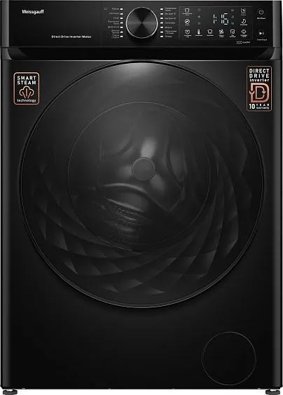 Стиральная машина Weissgauff WM 59411 Direct Drive Inverter Steam Matt Black, фото 2