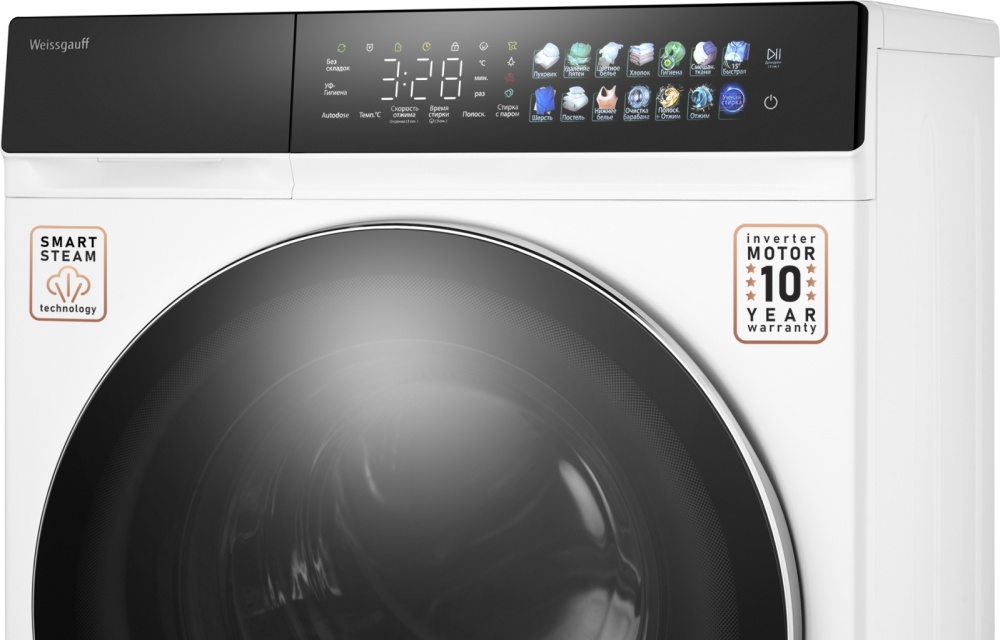 Стиральная машина Weissgauff WM 995 Autodose Inverter Touch, фото 5