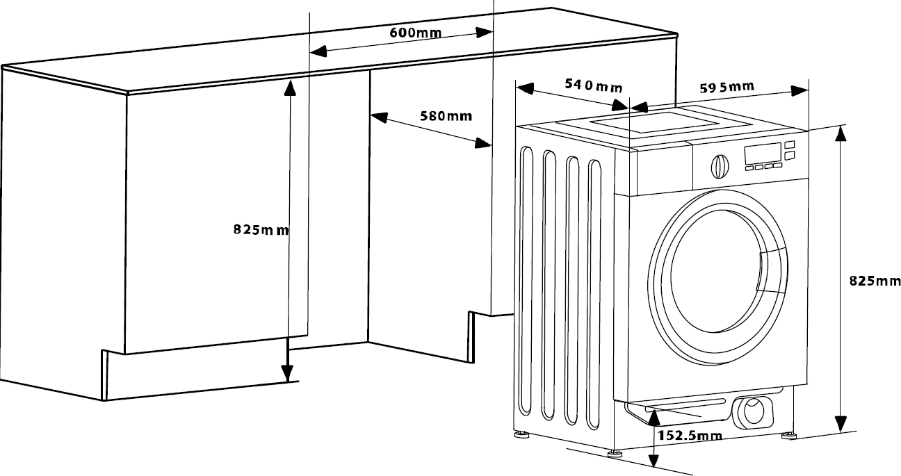 Стиральная машина Weissgauff WMI 6147 Inverter Steam, фото 12