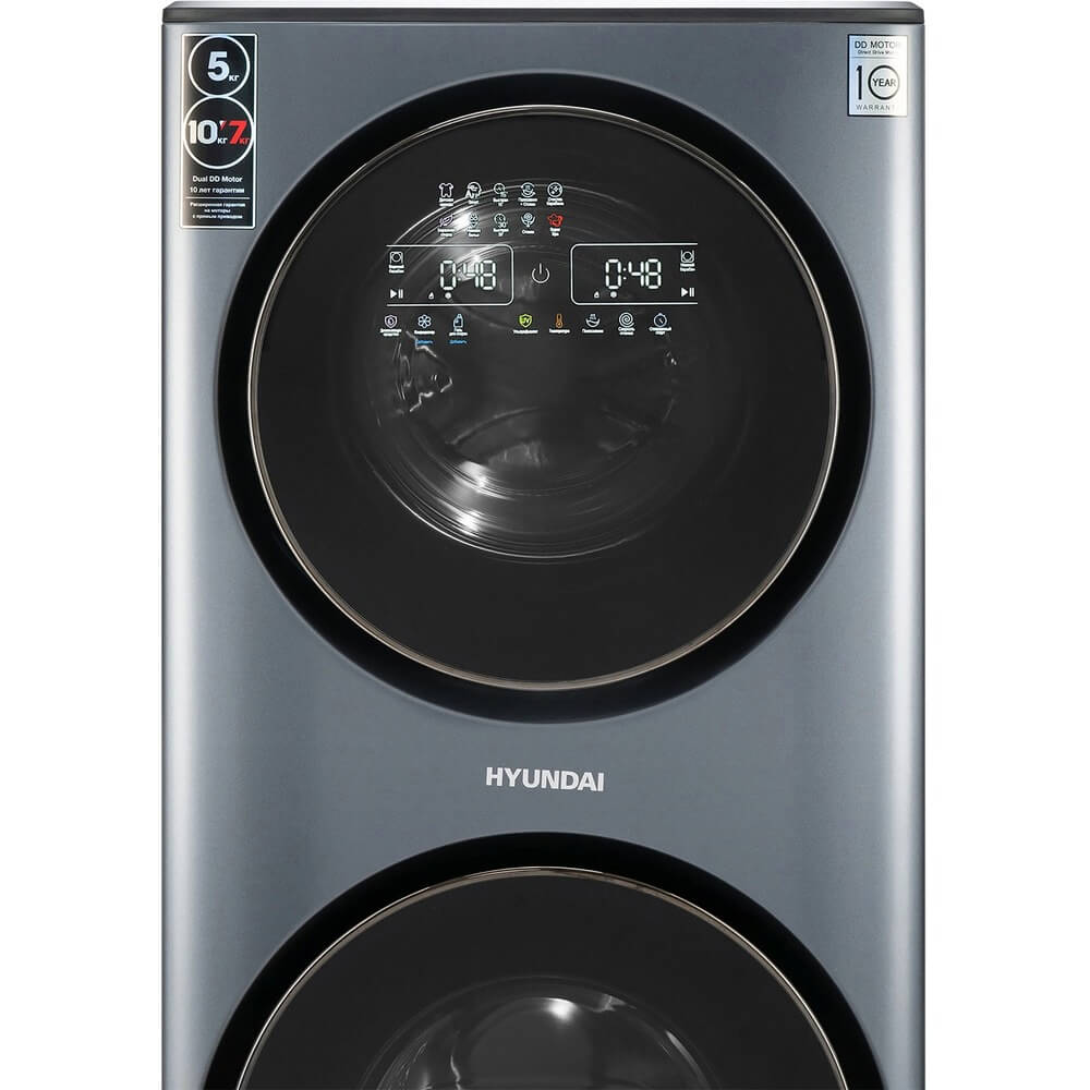 Стирально-сушильная машина Hyundai WMD9425 Nova, фото 3