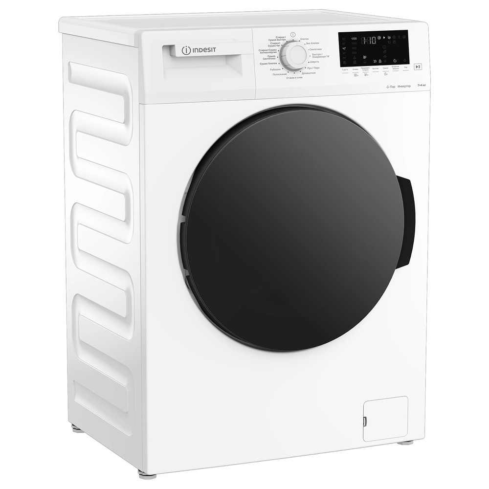 Стирально-сушильная машина Indesit WDS 7428 C7S VW, фото 2