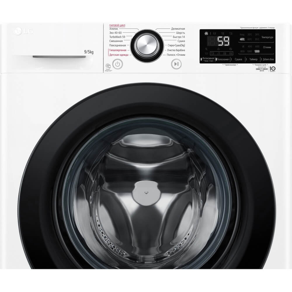 Стирально-сушильная машина LG F2V3FR6W, фото 8