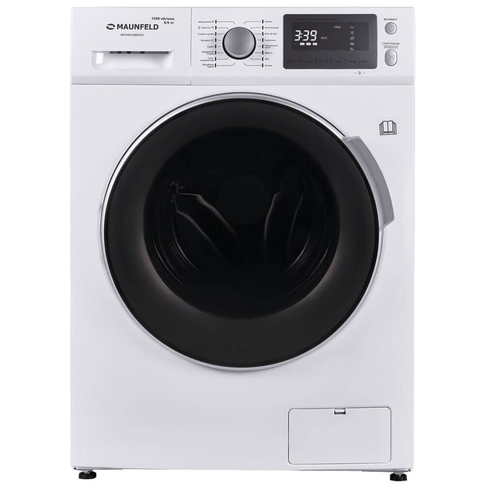 Стирально-сушильная машина Maunfeld MFWM1586WHS