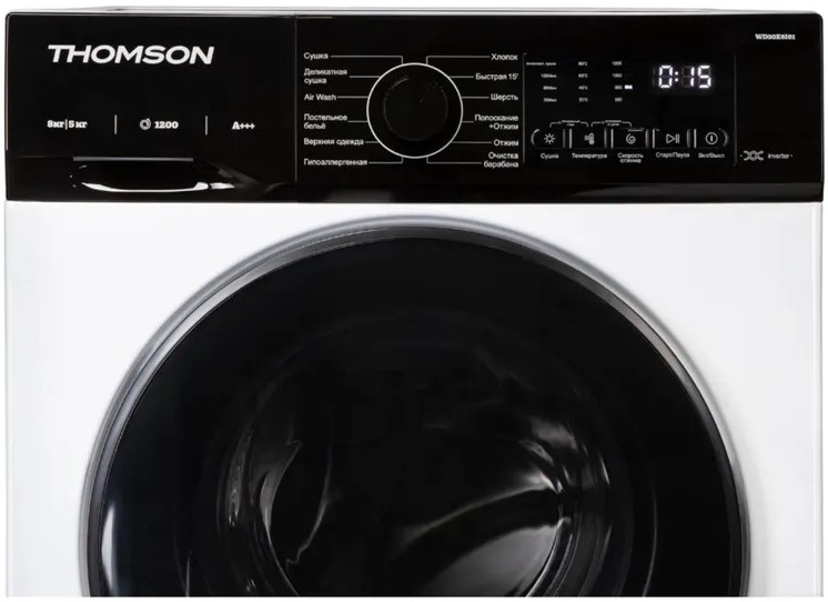 Стирально-сушильная машина THOMSON WD30E8I01, фото 4