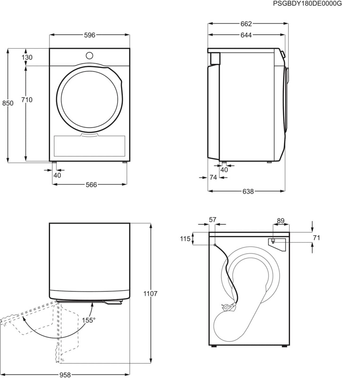 Сушильная машина Electrolux EW8D595MCE, превью предыдущего фото