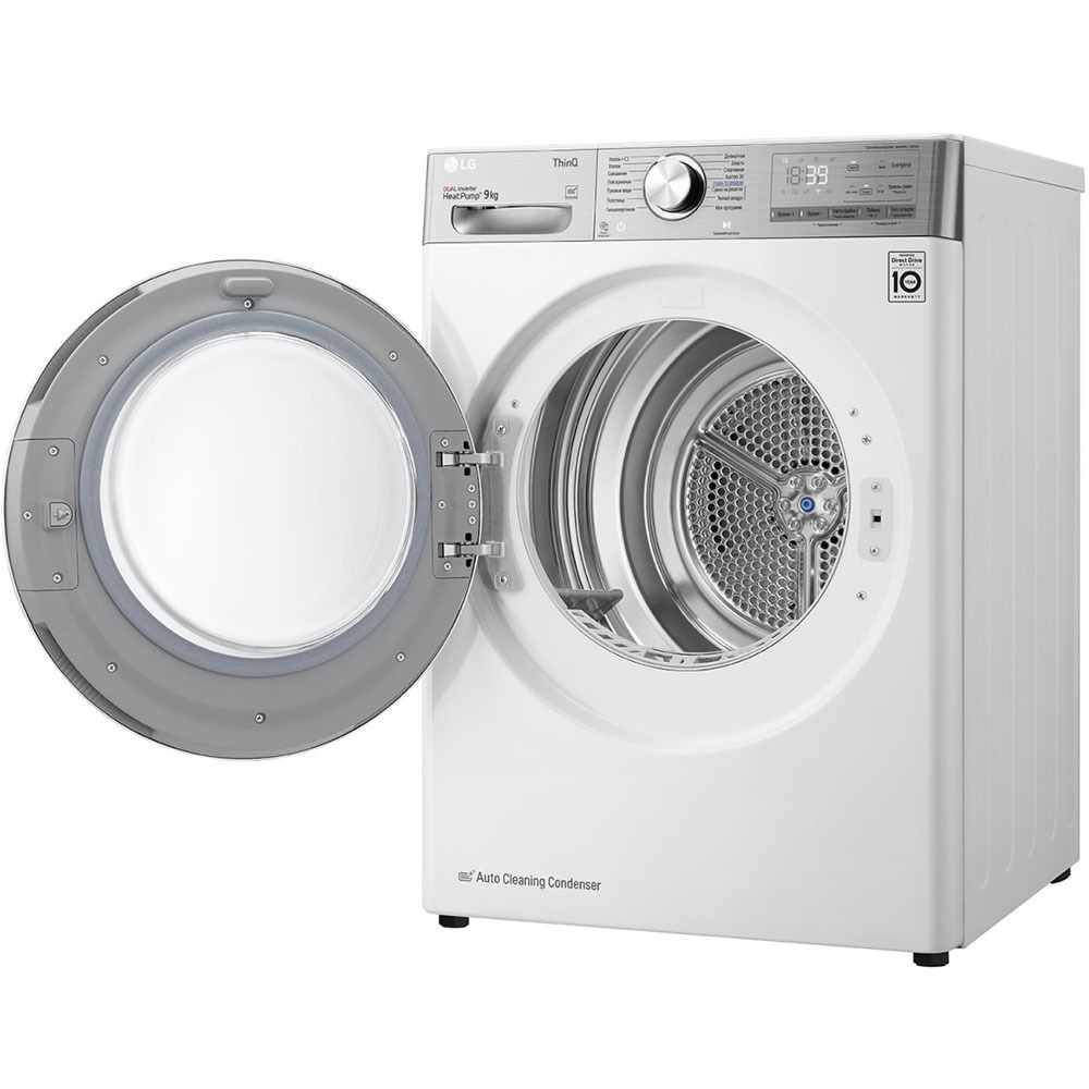 Сушильная машина LG DC90V9V9E, белый, фото 24