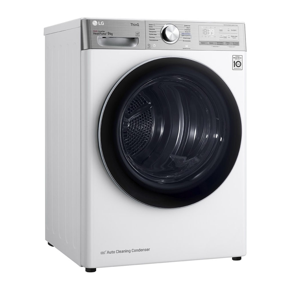 Сушильная машина LG DC90V9V9E, белый, фото 25