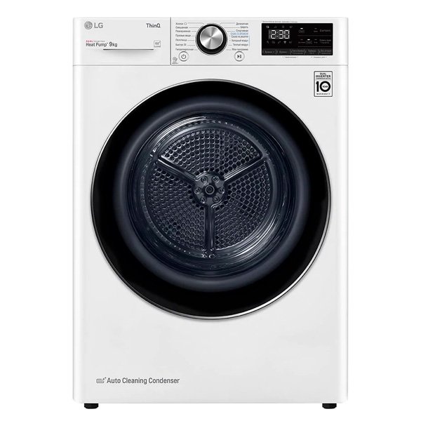 Сушильная машина LG DC90V9V9W, белый, фото 2