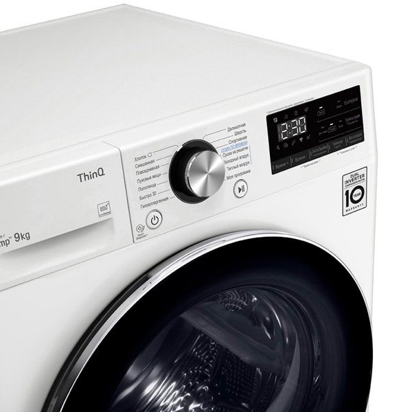 Сушильная машина LG DC90V9V9W, белый, фото 11