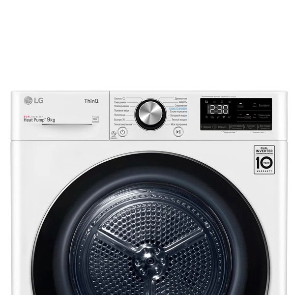 Сушильная машина LG DC90V9V9W, белый, превью предыдущего фото