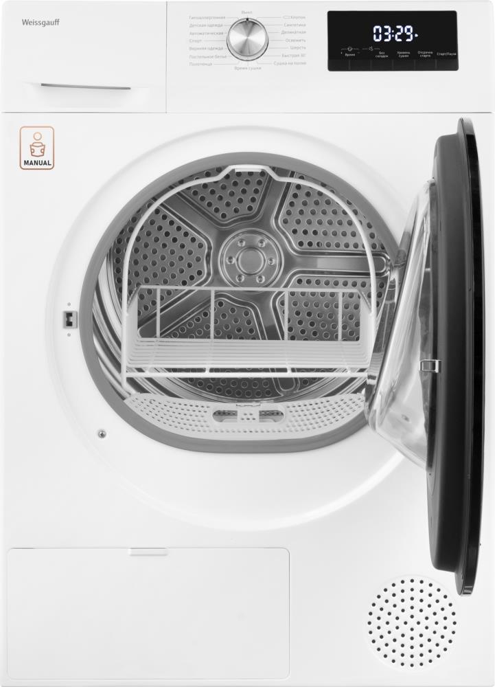 Сушильная машина WEISSGAUFF WD 6109 HEAT PUMP, фото 4