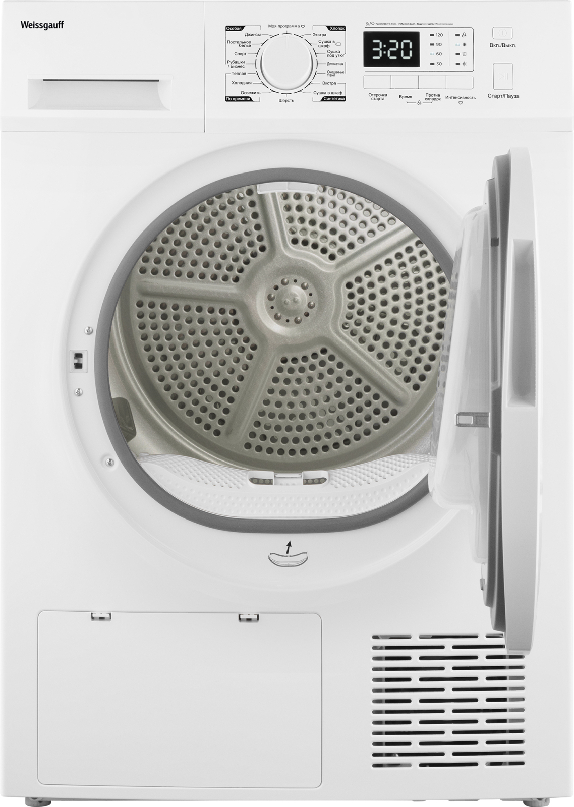 Сушильная машина Weissgauff WD 6148 D Heat Pump, фото 2