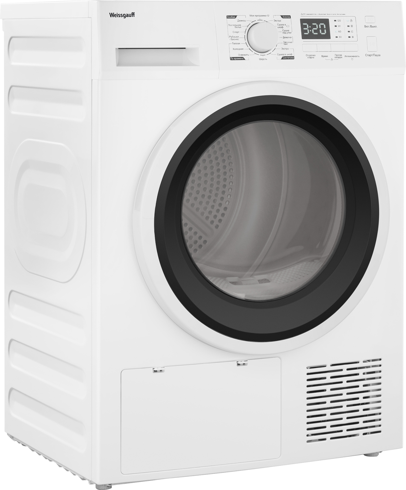 Сушильная машина Weissgauff WD 6148 D Heat Pump, фото 3